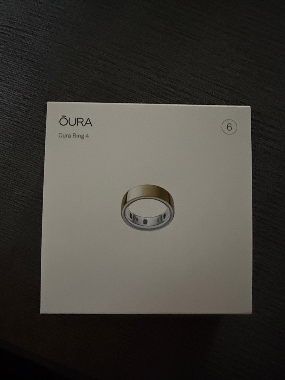 Oura Ring 4 - Gold, Size 6